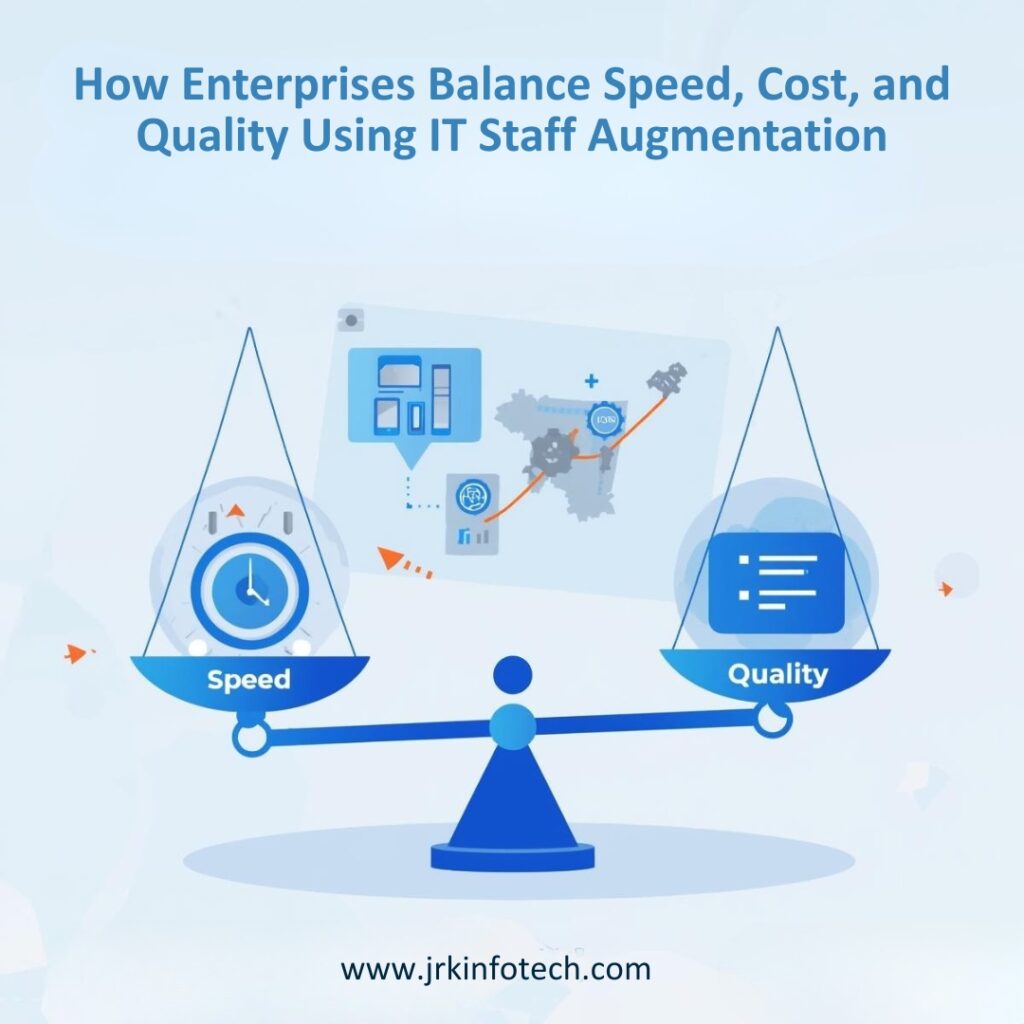 How Enterprises Balance Speed, Cost, and Quality Using IT Staff Augmentation