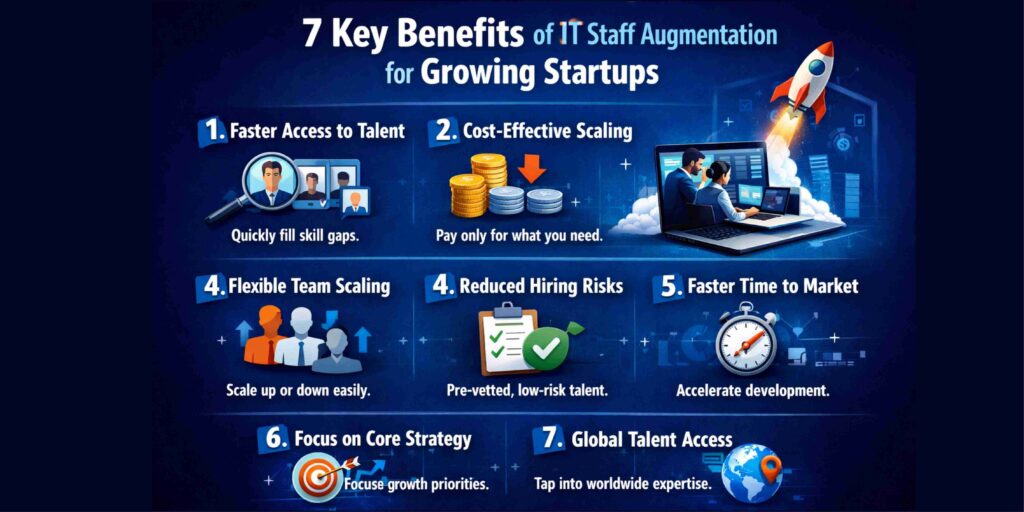 7 Key Benefits of IT Staff Augmentation for Growing Startups