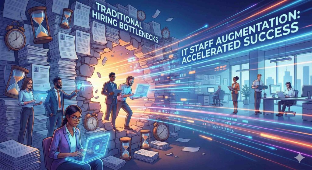 How IT Staff Augmentation Can Solve Your Hiring Bottlenecks