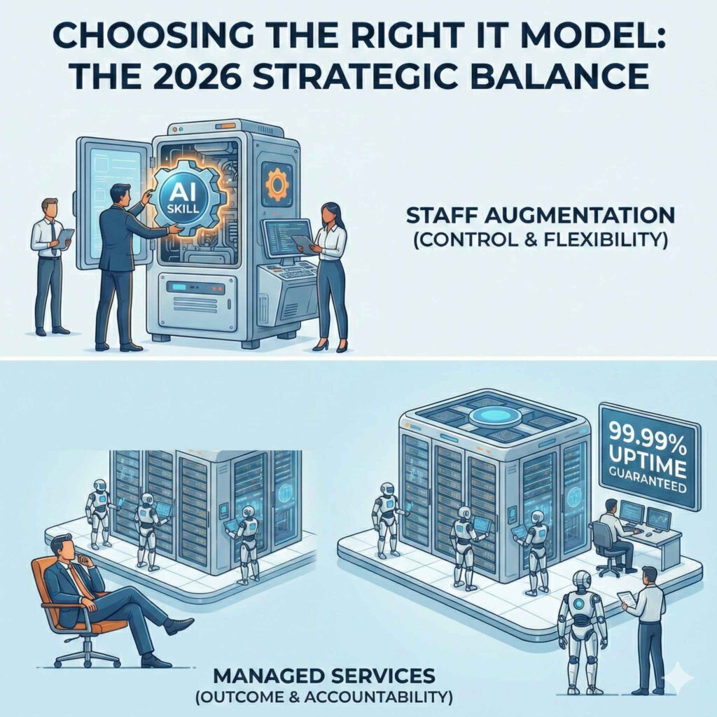 Staff Augmentation or Managed Services? How to Choose the Right Approach