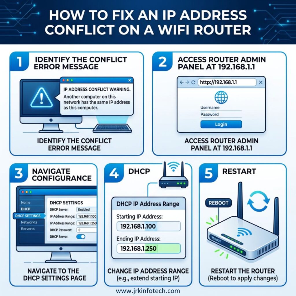How to Fix IP Address Conflict on WiFi Router – Easy Guide