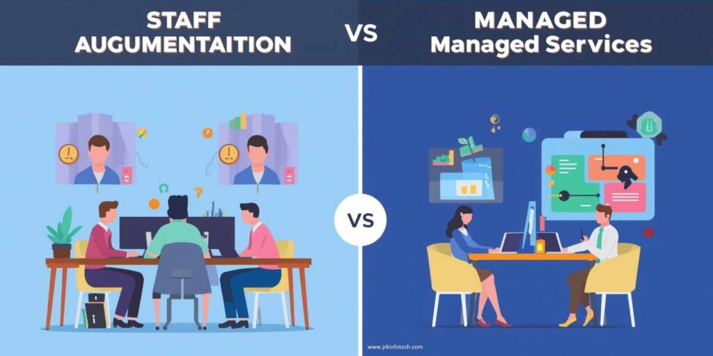 Staff Augmentation vs Managed Services What’s the Difference