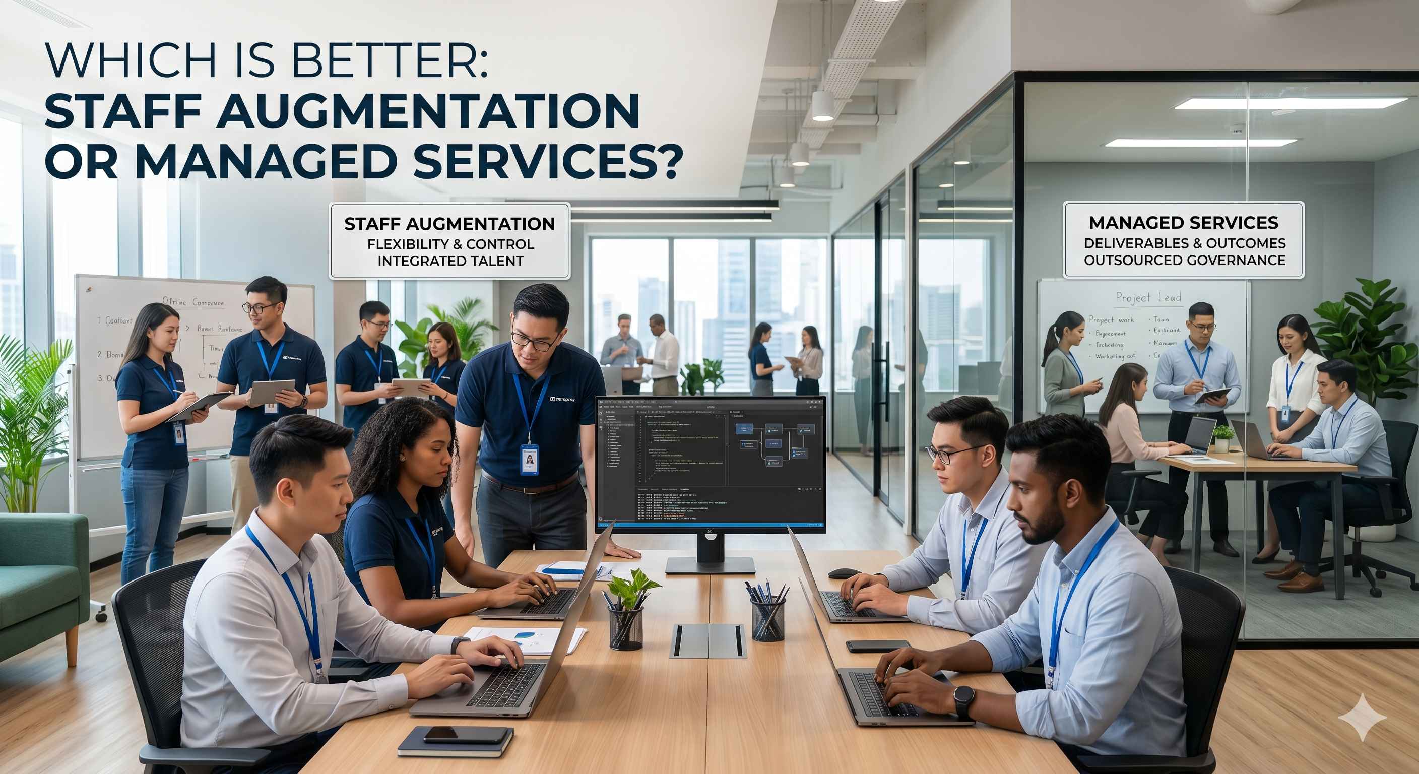 Which is Better Staff Augmentation or Managed Services