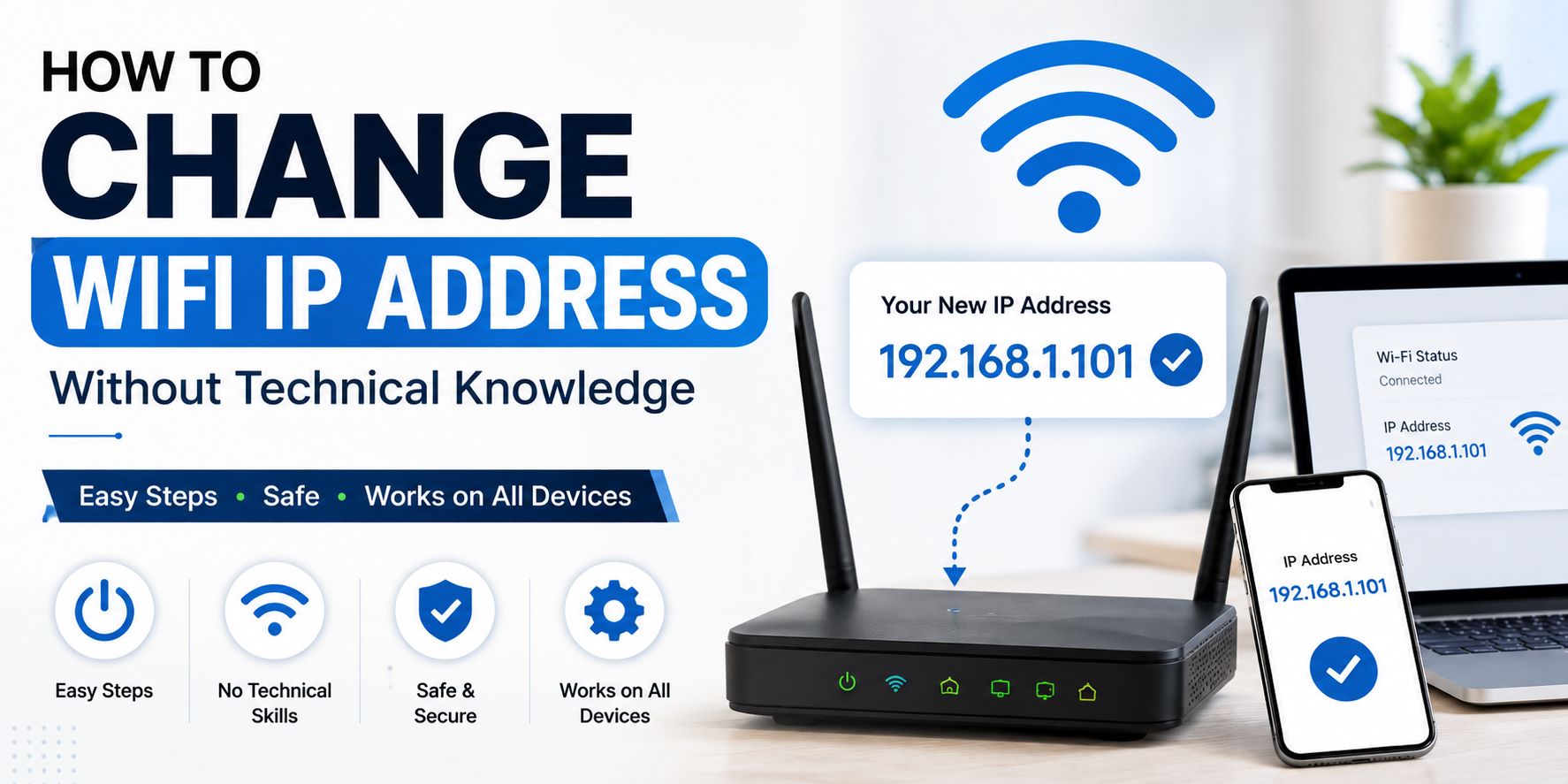 How to Change WiFi IP Address Without Technical Knowledge