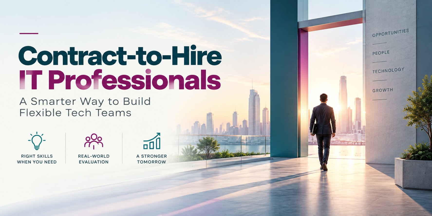 Contract-to-Hire IT Professionals: A Smarter Way to Build Flexible Tech Teams
