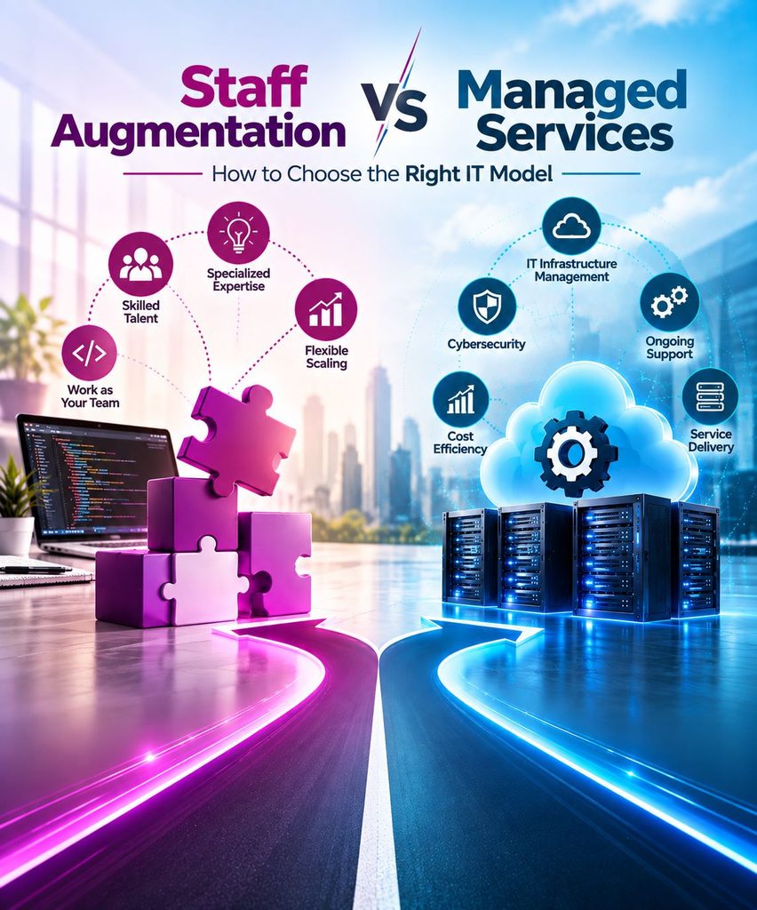 Staff Augmentation or Managed Services? How to Choose the Right IT Model